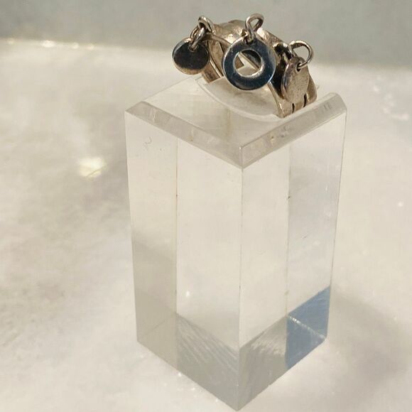 Stella & Dot Round Charms Triple Stackable Ring Sterling Silver Size 5 - Picture 6 of 8